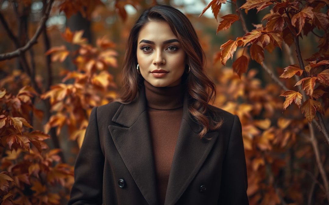 Embrace Autumn Elegance: Mastering the Art of Chocolate Toned Outfits with Nina Ubhi