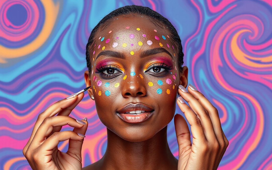 Unlock the Secrets of Trippy Viral Dots Makeup: A Mind-Bending Beauty Tutorial!