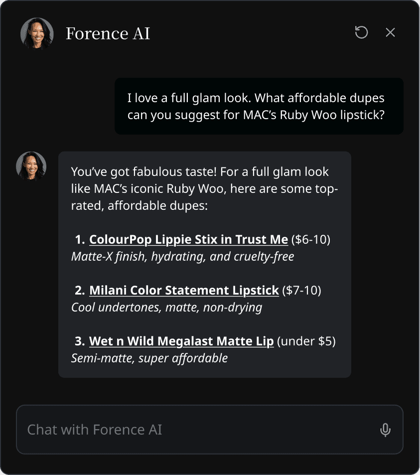 Product Links & Dupes