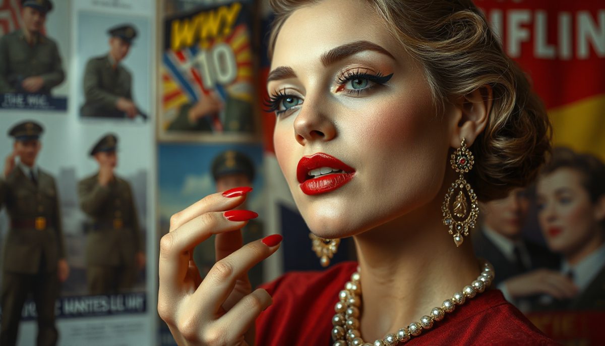 Unmasking WWII Glam: Lipstick & Hitler's Beauty Fixation